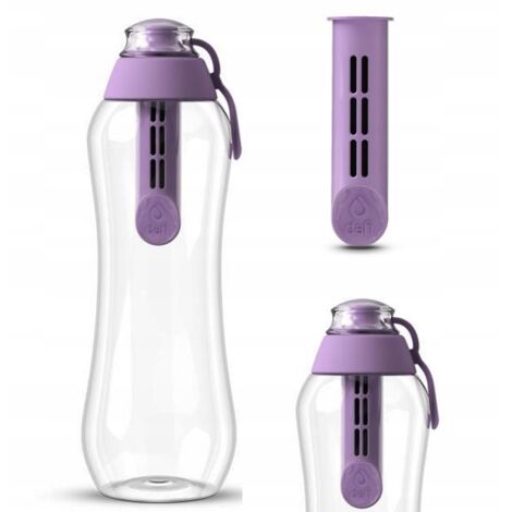 Gourde filtrante Dafi violette 0,5 l + filtre