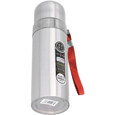 Gourde isotherme 500ml en acier inoxydable 304, portable pour maison, voyage et camping