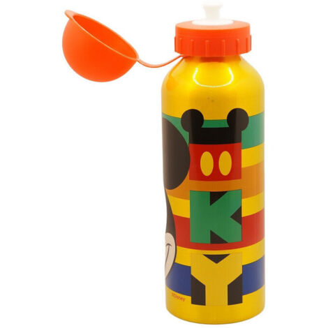 Gourde Jaune bouchon rouge Disney Mickey - 500 ml
