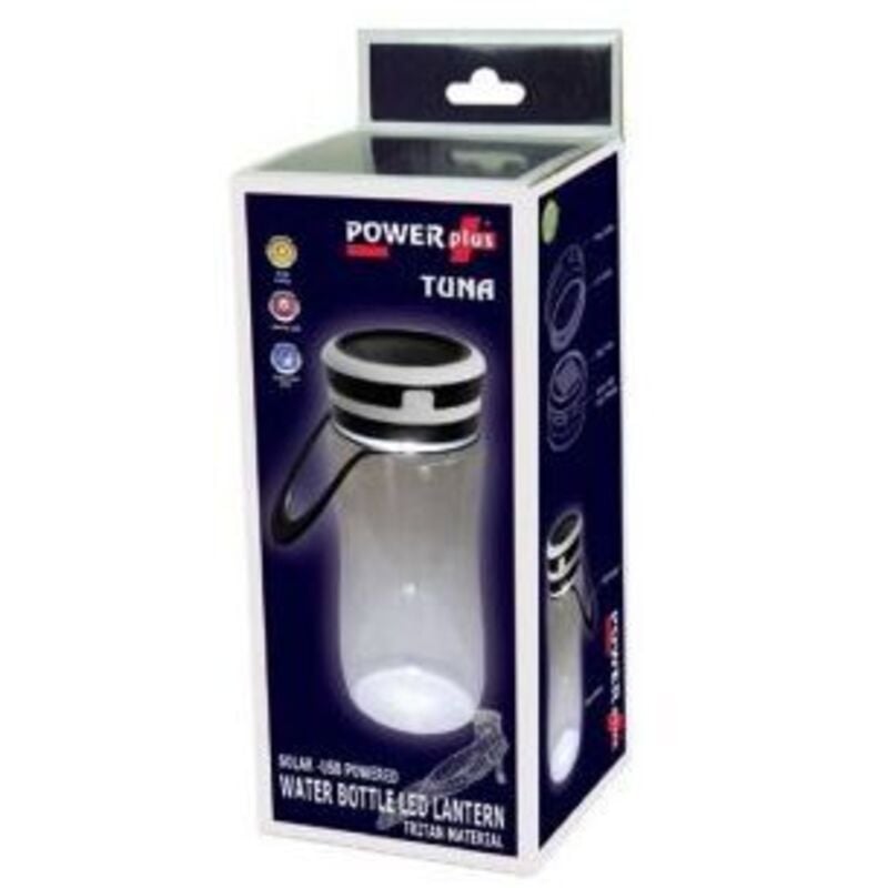 Tuna: lanterne solaire/ gourde