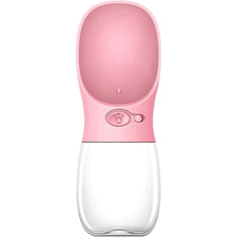 Gourde pour chien 350 ml, distributeur d'eau de voyage pour animaux de compagnie, gamelle antibactérienne anti-fuite de qualité alimentaire pour chien et chat, gobelet portable pour l'extérieur.