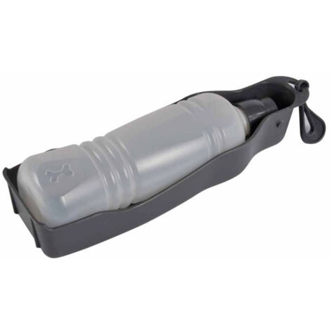 Gourde pour Chien "Voyage" 25cm Anthracite