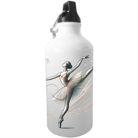 Gourde sport ballerine en aluminium 500 ml