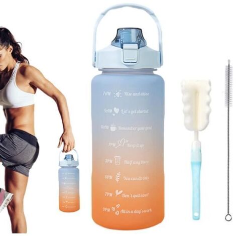 Gourde Sport - Non spécifié - 2000ml - Anti-fuite - Réutilisable - Mixte