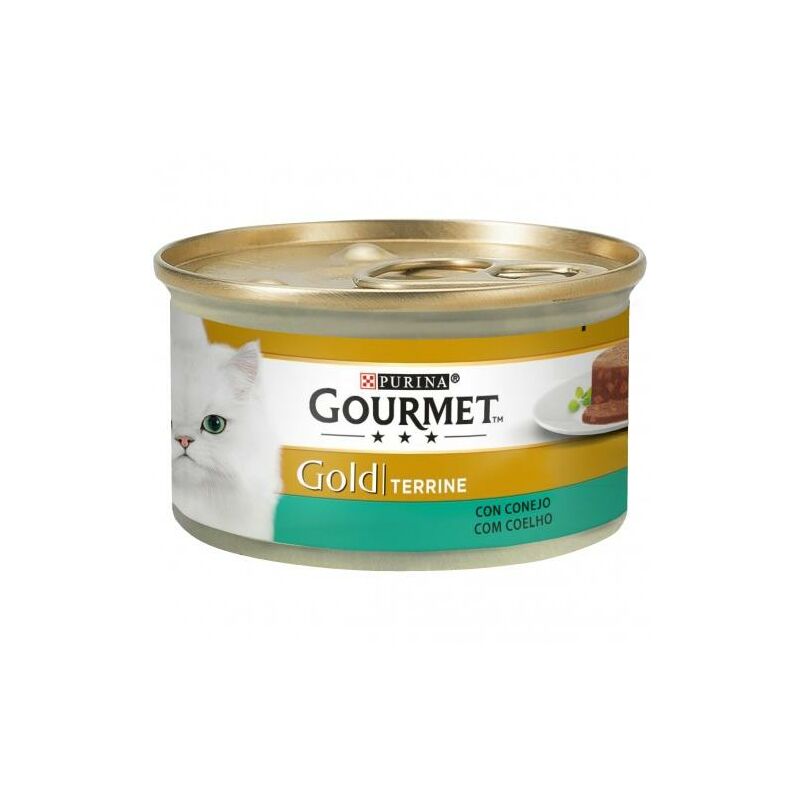 

GOURMET GOLD Tarrina Conejo Comida húmeda 85g