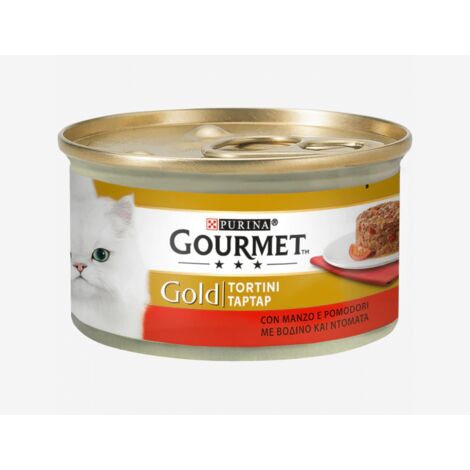 Gourmet gold Gatto Tortini Manzo e Pomodori gr. 85 PURINA