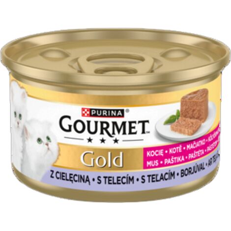 GOURMET GOLD KITTEN - Mousse per gattini con vitello 85g