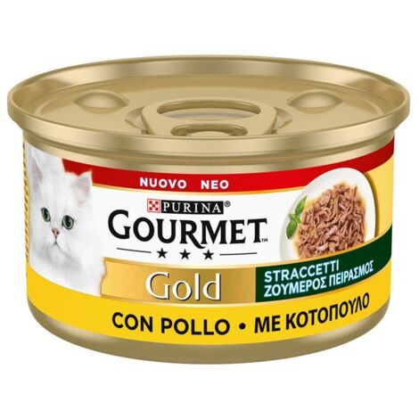 Gourmet Gold Straccetti 85gr Pollo