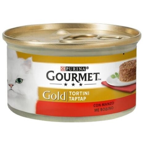 Gourmet Gold tortini con manzo Purina 85 grammi