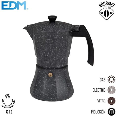 Gourmet Kitchen 12-Tassen-Aluminium-Induktionskaffeemaschine