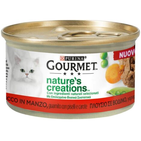 Gourmet Nature's Creations 85gr Manzo con Piselli e Carote