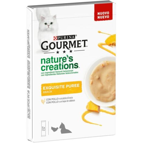 Gourmet Nature's creations Exquisite Puree 5 x 10gr Pollo e Zucca