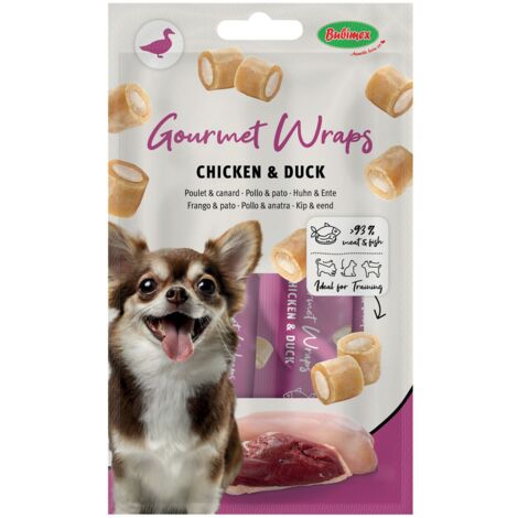 Gourmet Wraps chien poulet canard - 3 pièces