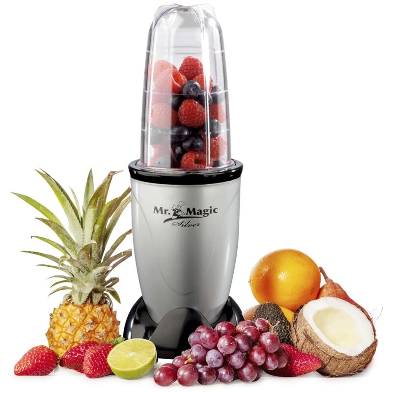 Gourmetmaxx - Smoothie Maker incl. Tazza To-Go Mini frullatore con 8 programmi, senza bpa Tazza lavabile in lavastoviglie e a prova di perdite 400