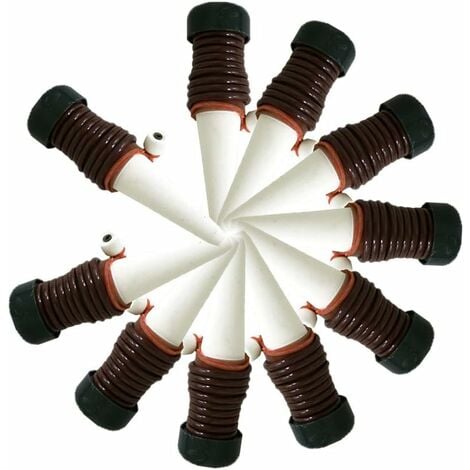 Goutte à Goutte Ceramique, Système D’Irrigation Goutte-à-Goutte, Jardin Kits d'Arrosage Automatiques à Goutte, Irrigation Goutte à Goutte Kit, pour Jardin Maison Intérieur Extérieur，Irisfr，10 Pièces