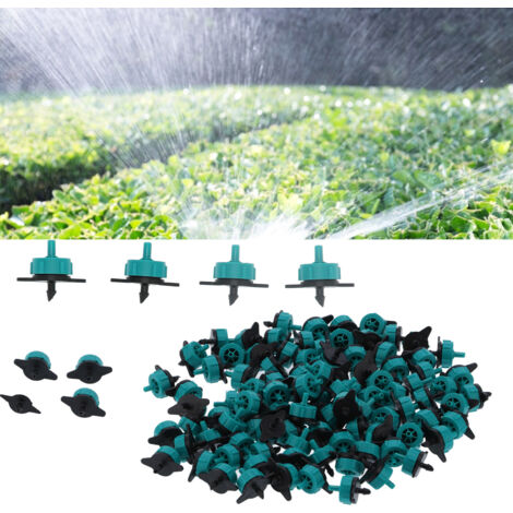 Goutteur Compensateur pour Irrigation Horticole - Modèle 8L - 100 Pièces pour Tubes 4/7 - Accessoire d'Irrigation Pratique