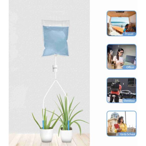 [Goutteur de Plant Waterer] Waterer 3L Potted Flower Self Watering Devices Double Slow Release Irrigation Stake Drip Irrigation Kit System