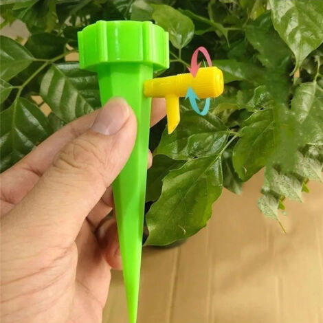 Goutteur d'eau Automatique, Irrigation Autonome avec Valve Réglable pour Plantes, Jardin