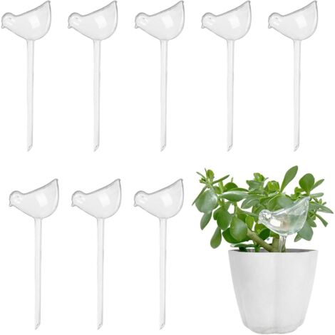 Goutteur d'eau - Lot de 8 - Plastique - Arrosage automatique - Jardin intérieur extérieur - Transparent