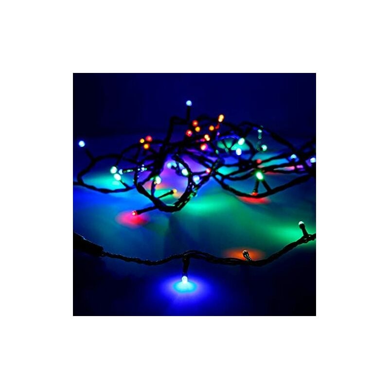 Easy-connect light garland 4m 60 leds multicolore 30v (ip44 indoor-outdoor) EDM total 1,08w