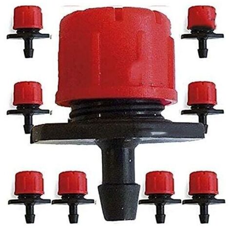 Goutteur Réglable 0-70 l/h Kit Irrigation Micro Flow Jardin Système Économie Eau