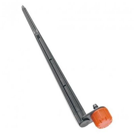 Goutteur reglable avec pique rouge pour micro irrigation