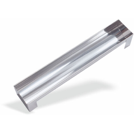 Gouttière à Bûche Ronde Inox L 25 à 50 cm - Pujadas