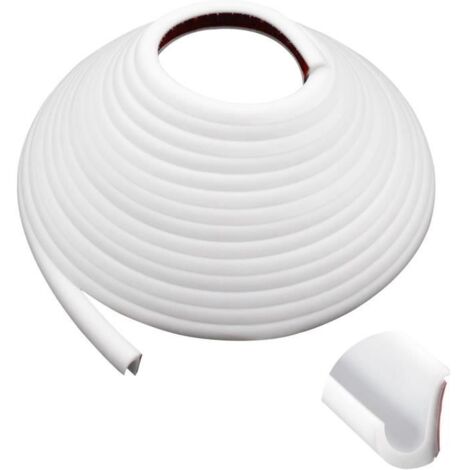 Gouttière Camping Car - 10 M de Bande de Caoutchouc Pour Gouttières - Bande de Protection en PVC - Déflecteur d\'eau de pluie(blanc)