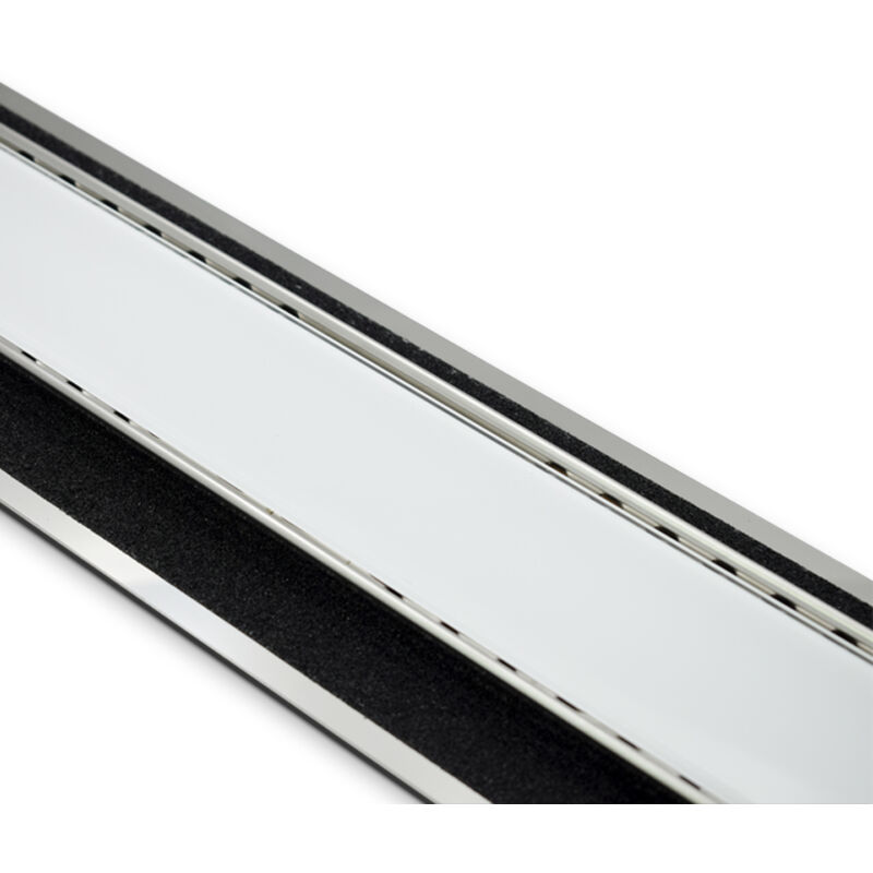 Gouttières en inox ligne luxe - blanc cristal