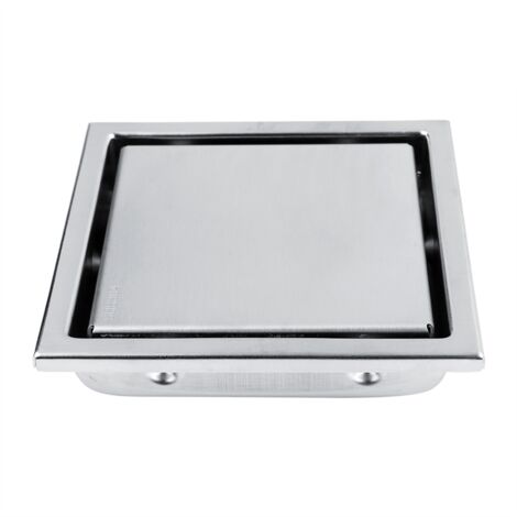 gouttoir de douche de porte de déchets de drain de plancher de salle de bains d'antiodeur de forme carrée d'acier inoxydable à la maison