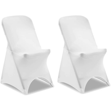 GOVITA Coprisedie Pieghevoli in Spandex Elasticizzato, Coprisedie Universali, Fodere Protettive Lavabili Rimovibili, per Matrimoni, Vacanze, Banchetti, Feste, Celebrazioni, Sala da Pranzo