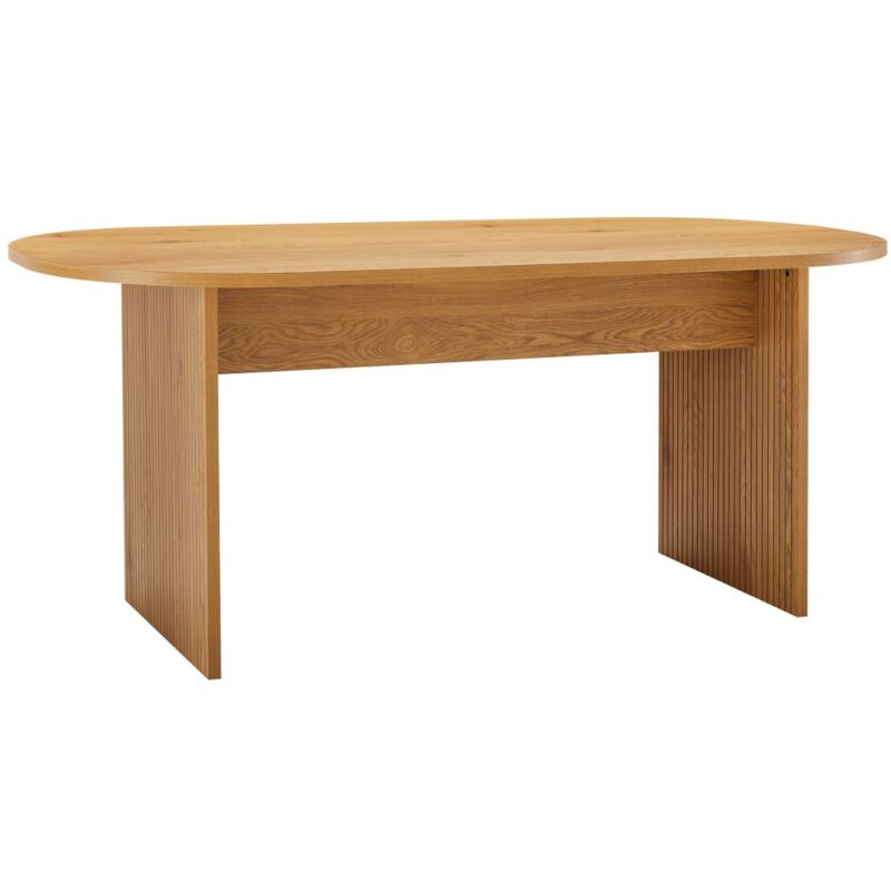 Loungitude - Table à manger goya finition chêne - 180x90 cm - Bois