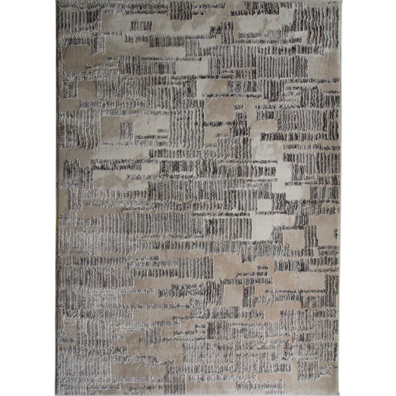 Thedecofactory - goyave kapla - Tapis vintage motif kapla beige 120x170