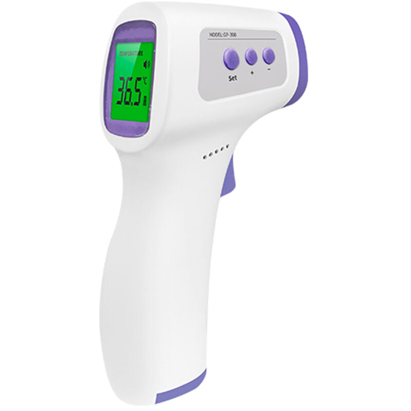 

GP-300 Termometro de temperatura digital Termometro infrarrojo IR Sin contacto Temperatura corporal de la frente Instrumentos LCD para bebes adultos,