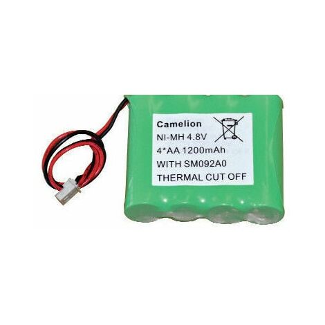 GP BATTERIES GP batteria 4.8V 1200Mah nimh compatibile centrali Paradox magellan MG-BAT6250