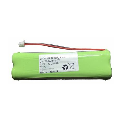 GP  Batteria 4.8V 1300mA compatibile centrali ELKRON EGON CR600 CR600WF 80BT1200113