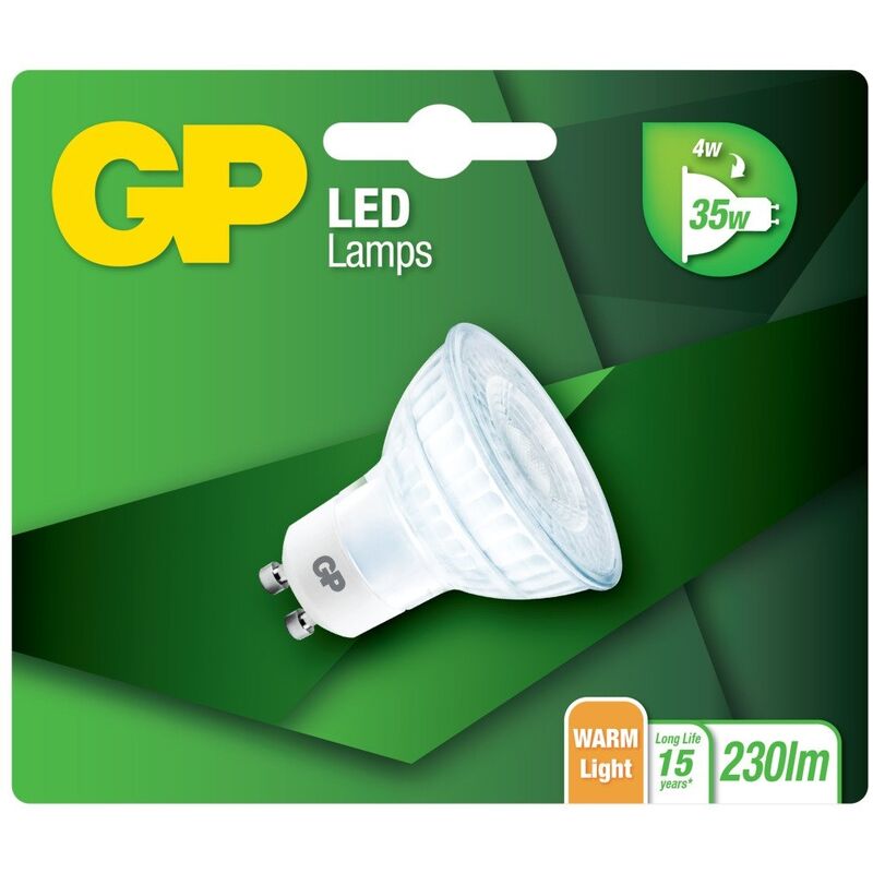 Gp Batteries - gp led,, réflecteur '740 GPGU10080 réflecteur 4,0 w gu 10 472160