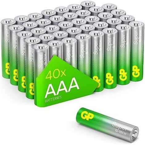 GP Batteries 03024AETA-B40 Alkaline AAA Battery