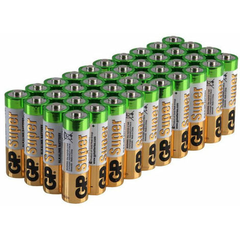 GP BATTERIES Batteria Alcalino AA 1.5V Confezione 40 GP15A-40