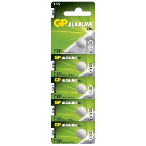 Gp Batteries Blister 5 Batterie Alcaline Specialistiche LR54