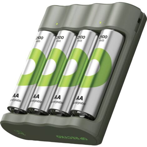 GP Batteries Caricabatterie B441 per batterie NiMH AAA AA