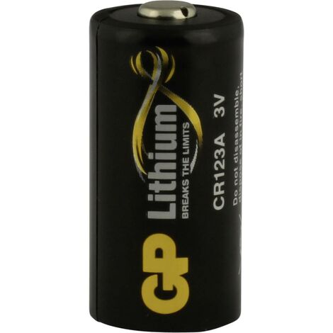 GP Batteries DL123A Pile photo CR-123A lithium 1400 mAh 3 V 1 pc(s) C432121