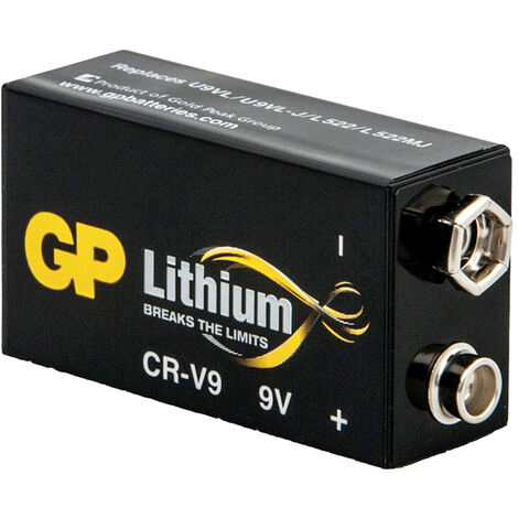 GP Batteries GPCR9VSTD565C1 9 V Block-Batterie Lithium 800 mAh 9 V 1 St.