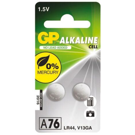 GP Batteries  Pilas microalcalinas 2 pilas LR0044-B2MF GP 1.5V 110 mAh G342