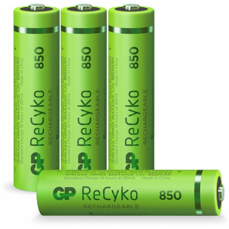 GP - 1x4 ReCyko NiMH Battery aaa 850mAH, ready to use, new (12085AAAHCE-C4)