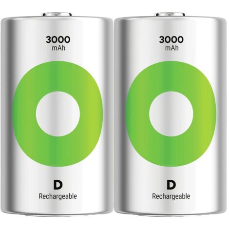 GP Batteries ReCyko NiMH Batterie D Mono 5700 mAH Pronte per l'Uso 1x2 Pezzi