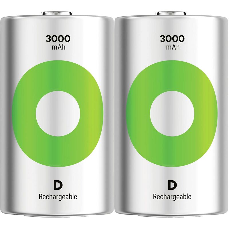 GP - ReCyko Pile rechargeable LR20 (d) NiMH 3000 mAh 1.2 v 2 pc(s)