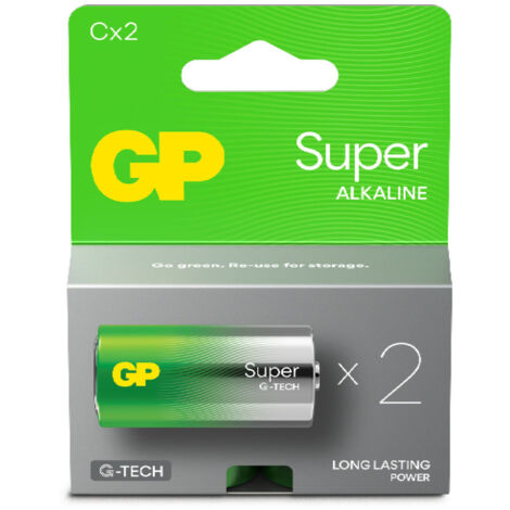 GP Batteries Super Alkaline GP14A Batería de un solo uso C, LR14 Alcalino