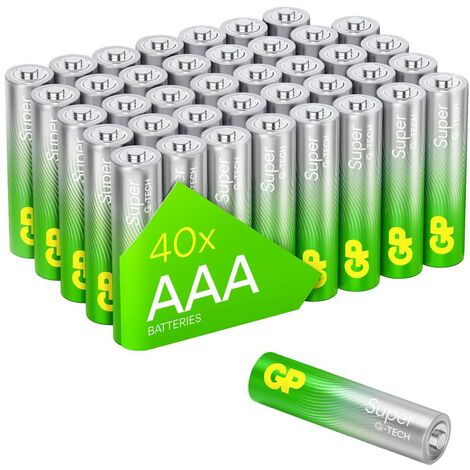 GP Batteries Ultra Alkaline 40x AAA Alcalino 1.5V batería no-recargable -  Pilas