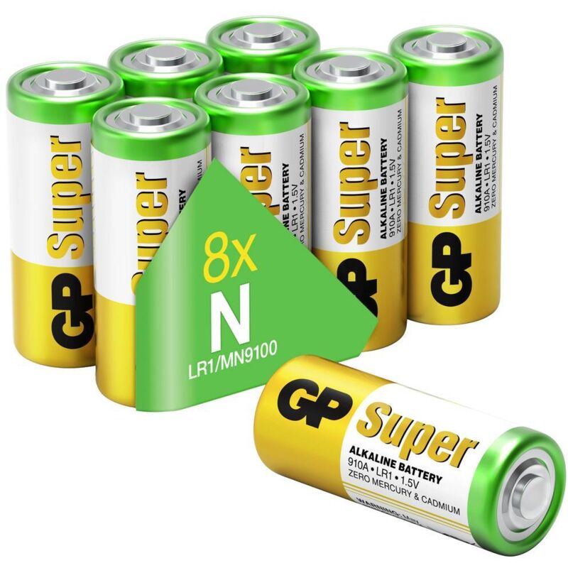 GP Batteries Super Pile LR1 (N) alcaline(s) 1.5 V 8 pc(s)
